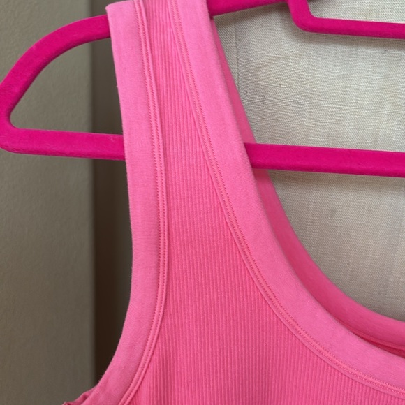 SKIMS Women's Pink Cotton Rib Onesie NWT - Picture 2 of 4